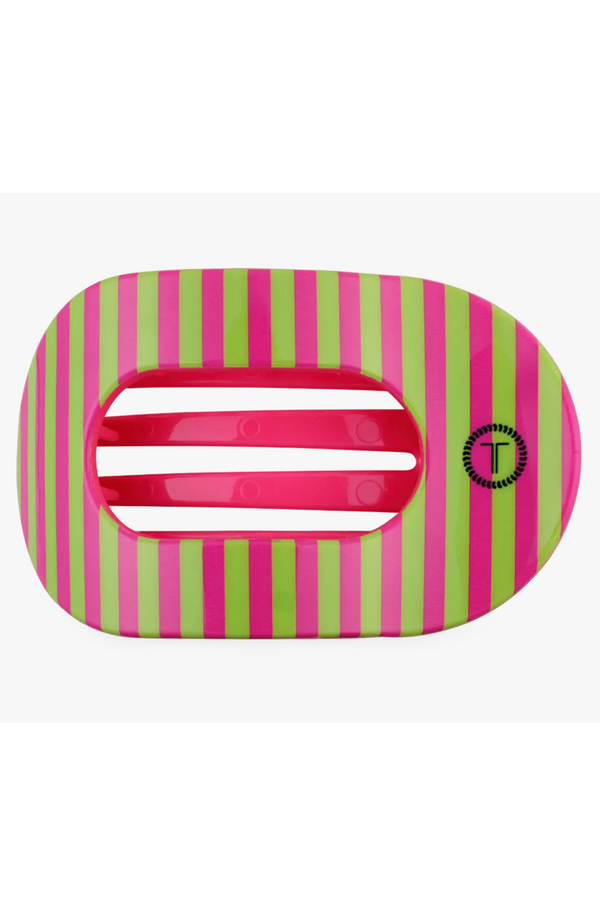 Teleties Flat Round Hair Clip - Summer Crush