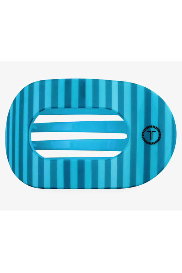 Teleties Flat Round Hair Clip - Splash Zone
