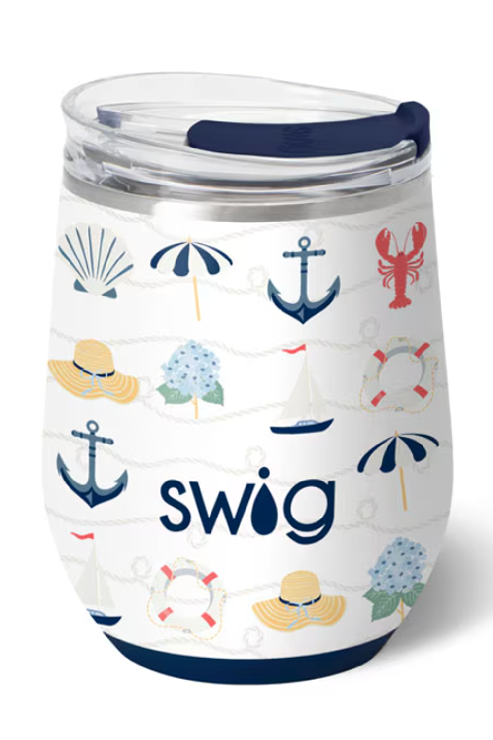 Modern Stemless Wine Tumbler - Shoreline
