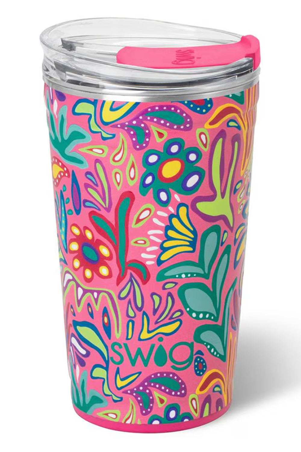 Swig Party Cup 24oz - Flora Rosa
