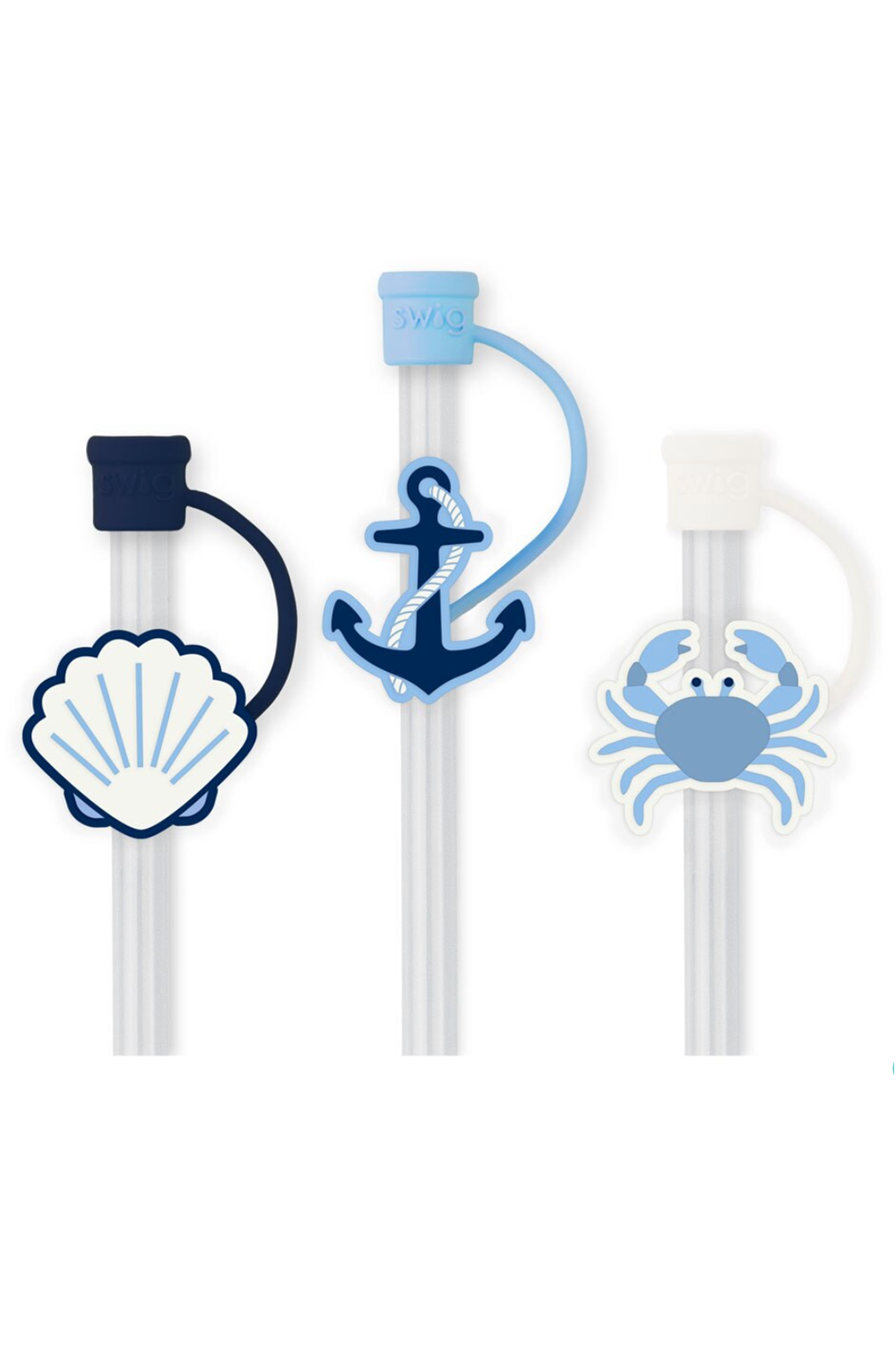 Swig Straw Topper Set - Shoreline