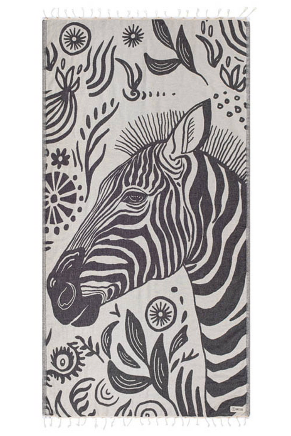 Sand Cloud Towel - Zizzy the Zebra