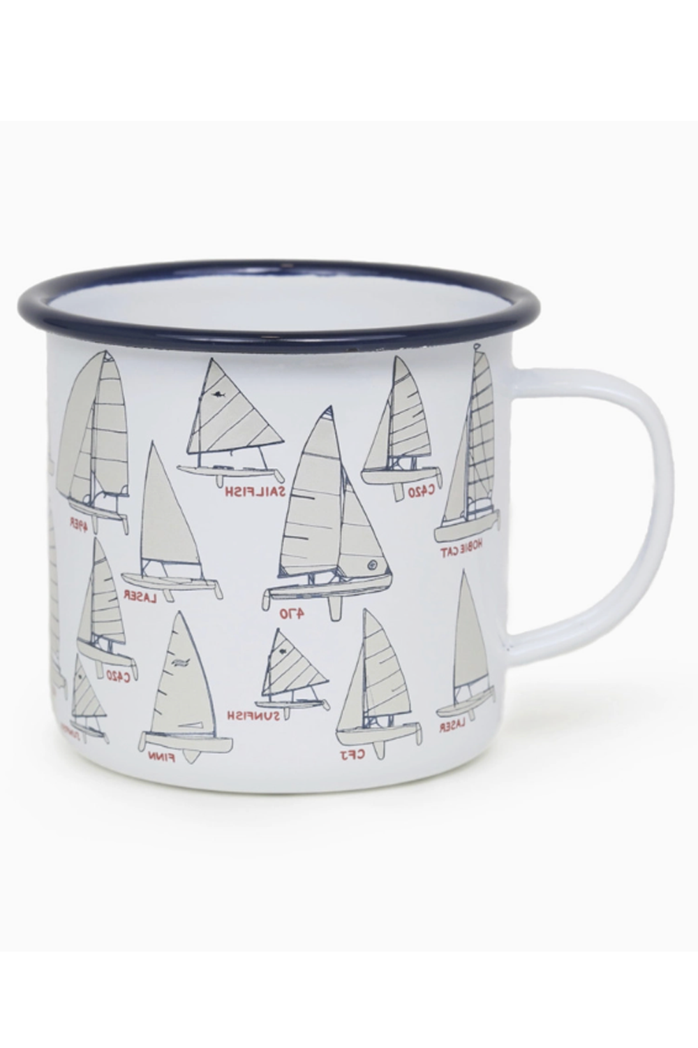 GR Large Mug - Sailboats