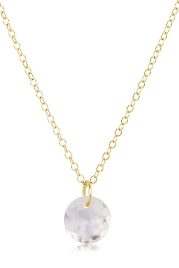 EN Gold Necklace - Small Reflecion Charm 04
