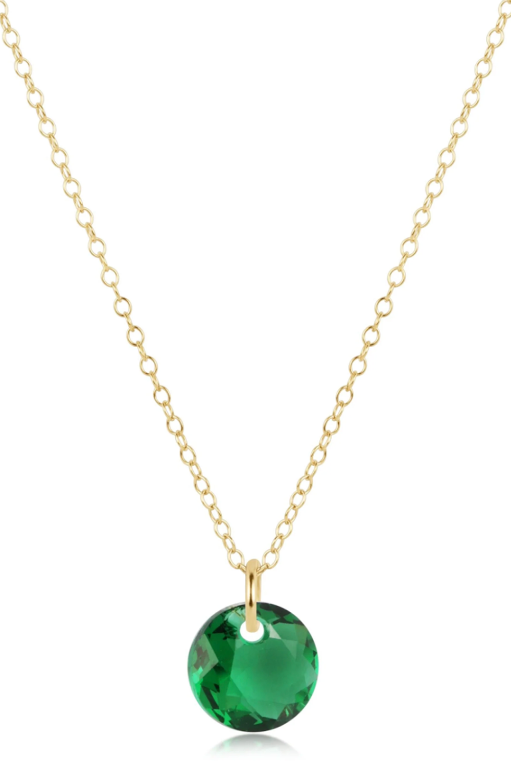 EN Gold Necklace - Small Reflecion Charm 05