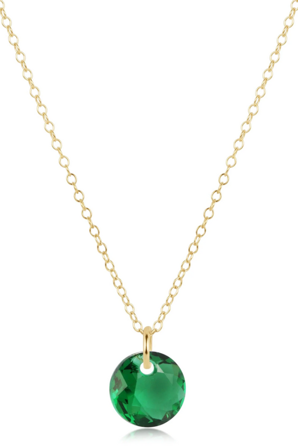 EN Gold Necklace - Small Reflecion Charm 05
