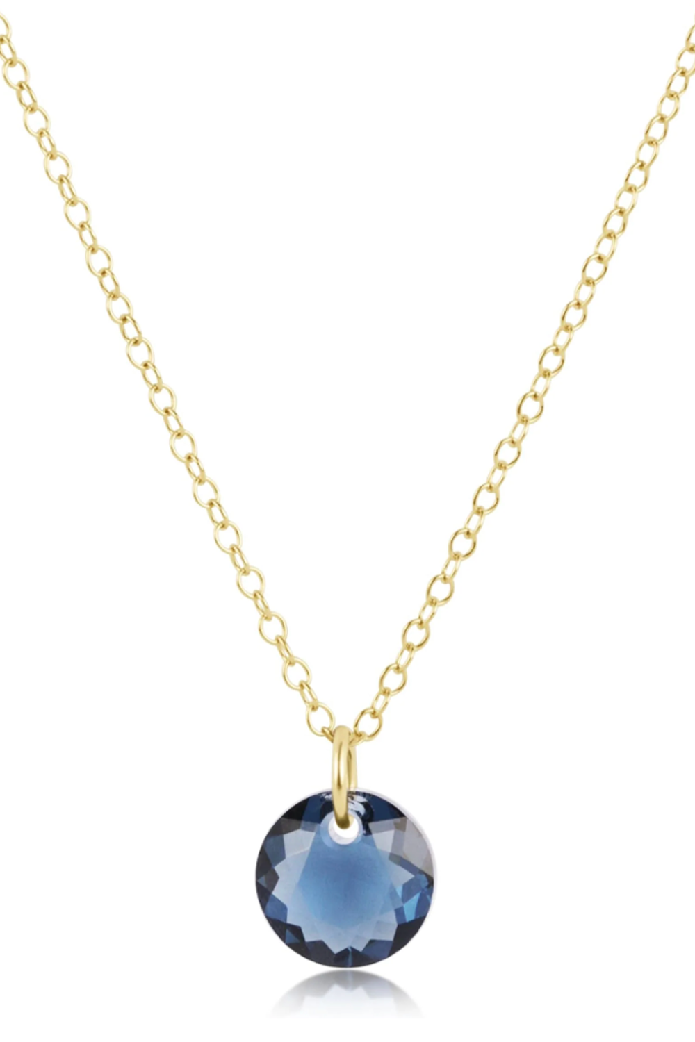 EN Gold Necklace - Small Reflecion Charm 09