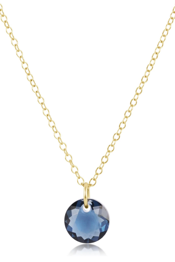 EN Gold Necklace - Small Reflecion Charm 09