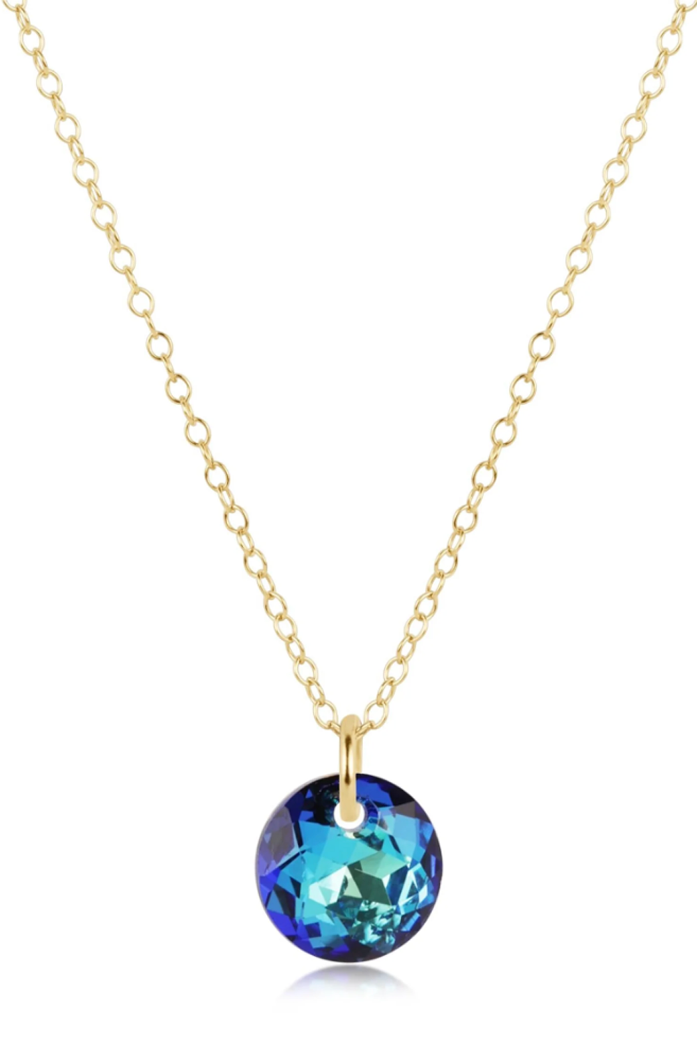 EN Gold Necklace - Small Reflecion Charm 12
