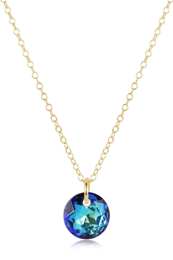 EN Gold Necklace - Small Reflecion Charm 12