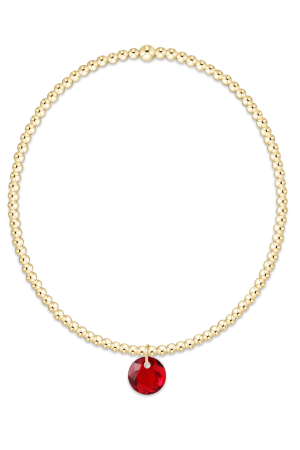 EN Classic Gold Bracelet - Reflection Charm 01