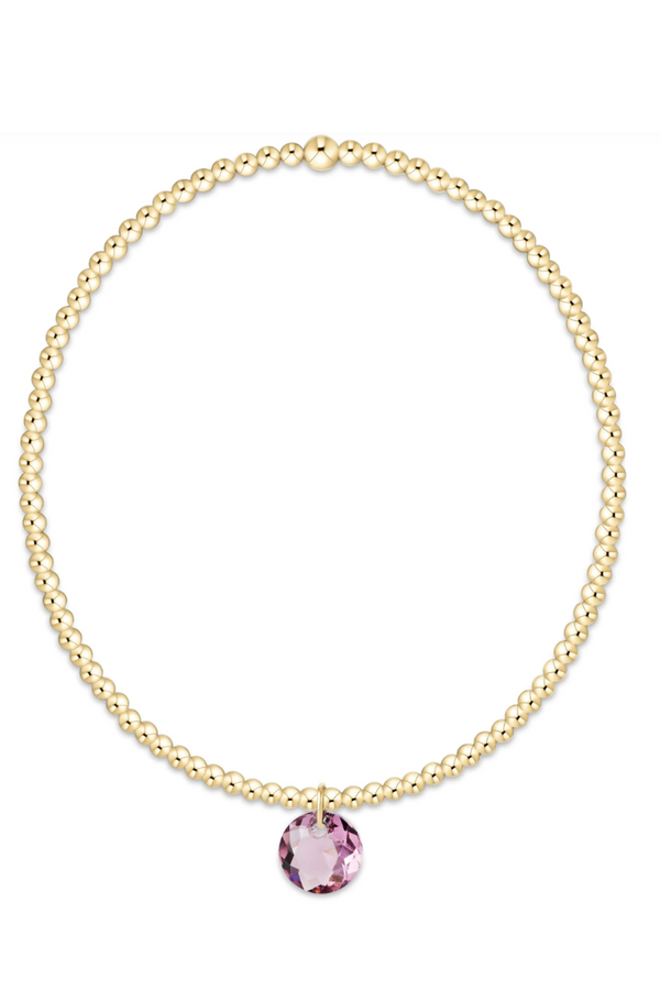 EN Classic Gold Bracelet - Reflection Charm 02