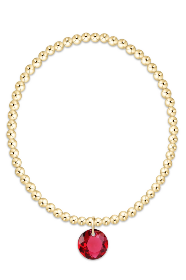 EN Classic Gold Bracelet - Reflection Charm 07