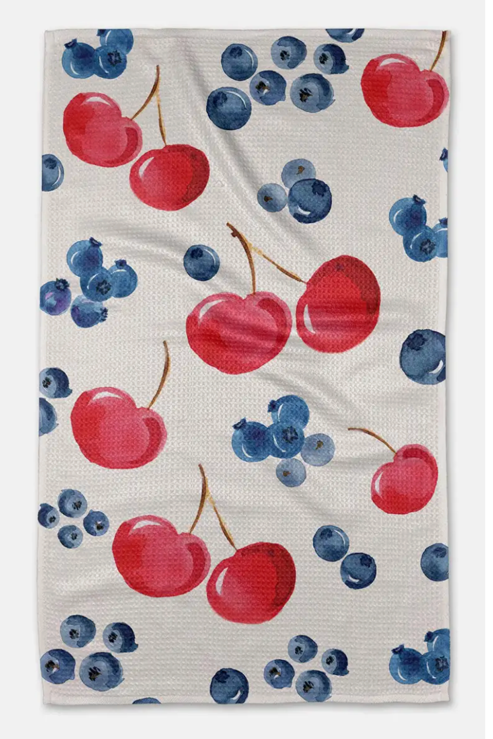 Geometry Kitchen Tea Towel - Cherry on Top
