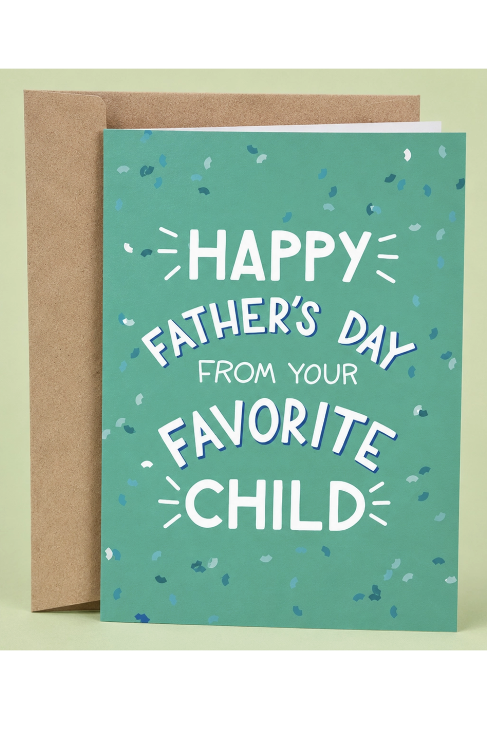 SG Father's Day Greeting Card - Dad's Favorite Child