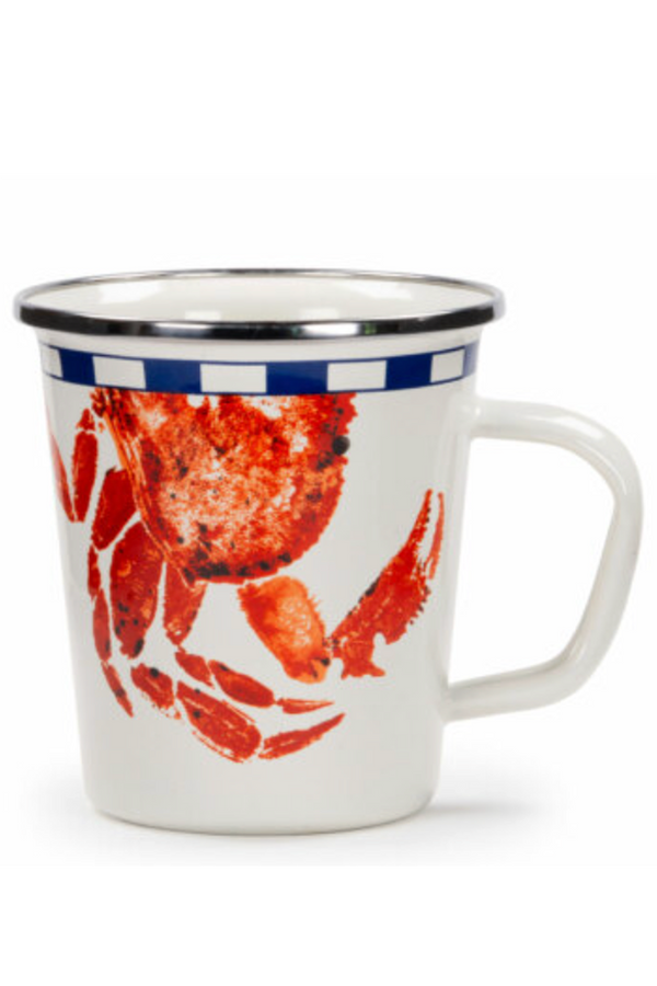 Latte Mug - Red Crab