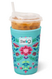 Swig Cup Coolie - Flora Azul