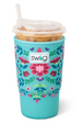 Swig Cup Coolie - Flora Azul