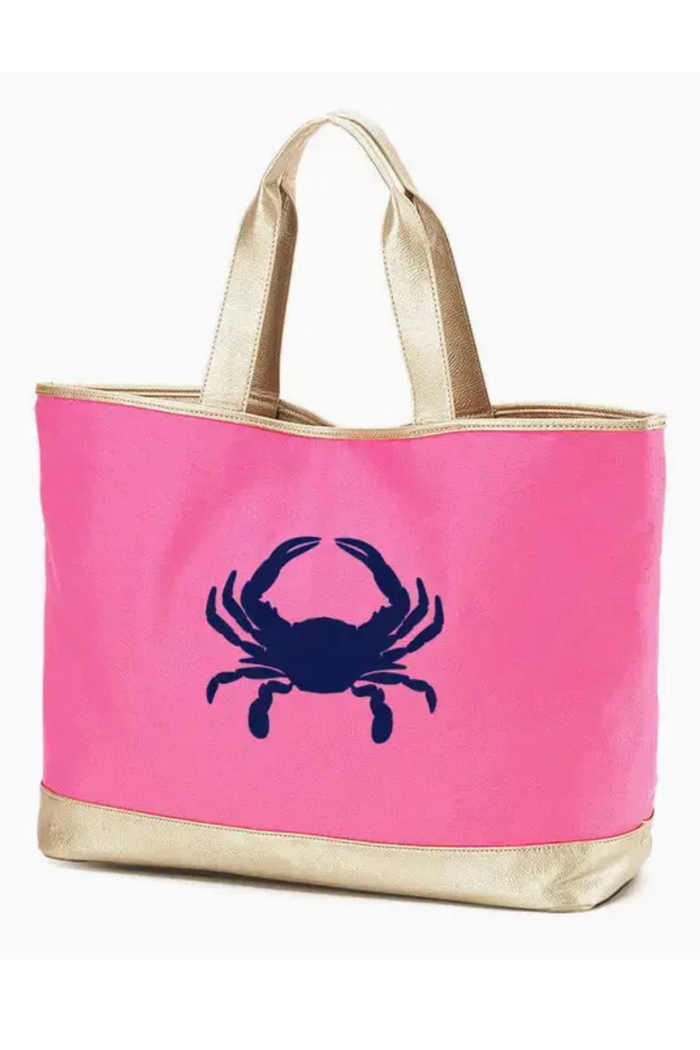 Crab Cabana Tote - Hot Pink