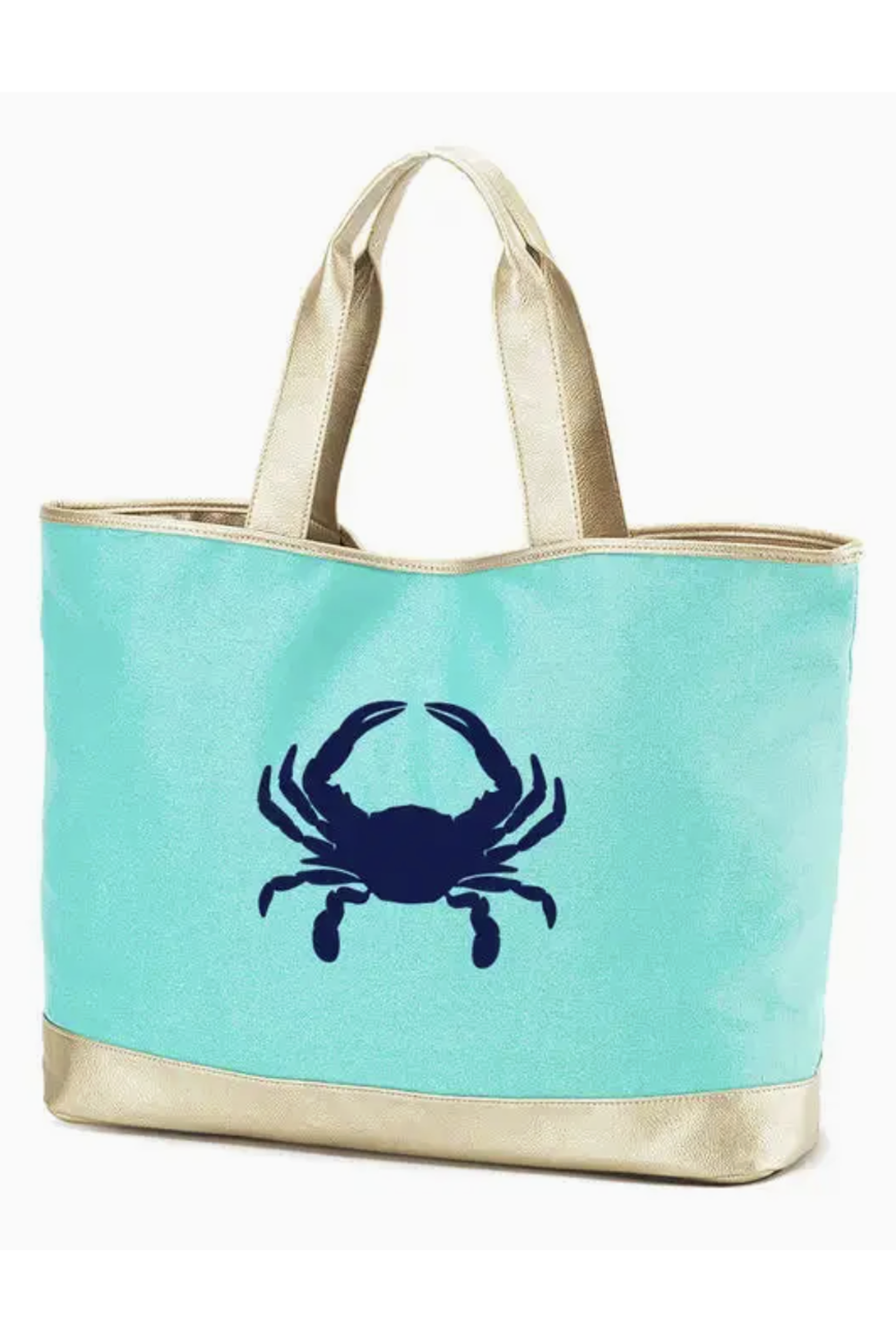 Crab Cabana Tote - Mint