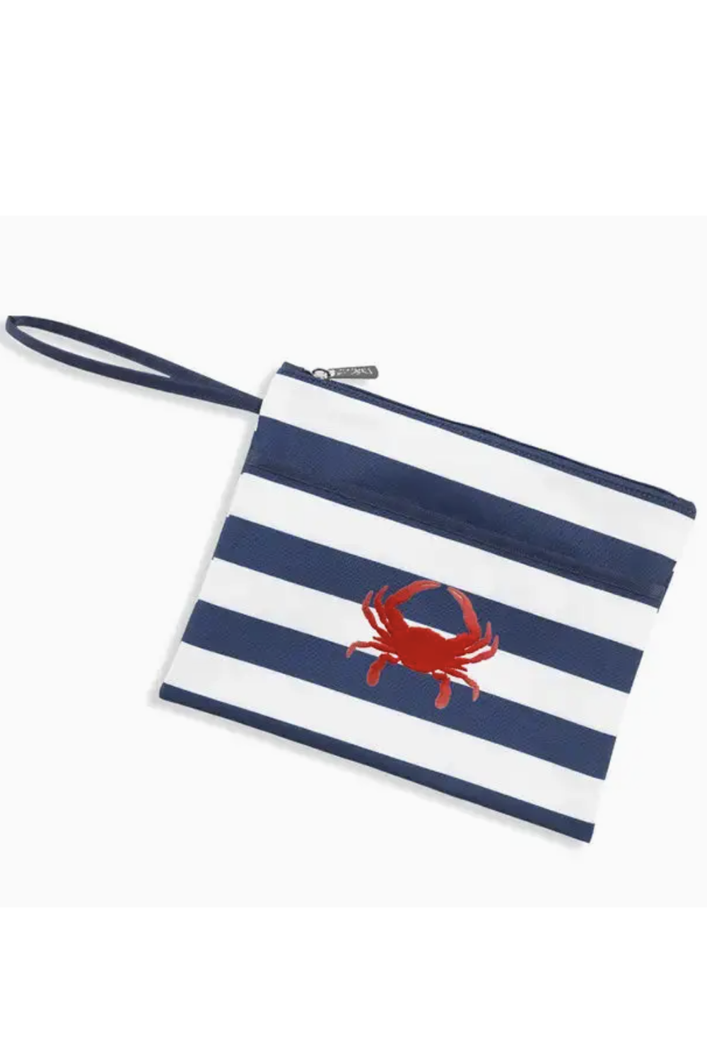 Crab Stripe Wet Bag Wristlet