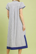 Palm Springs Stripe Midi Dress - Blue