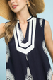 The Newport Maxi Dress - Navy