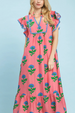 California Ruffle Dress - Pink