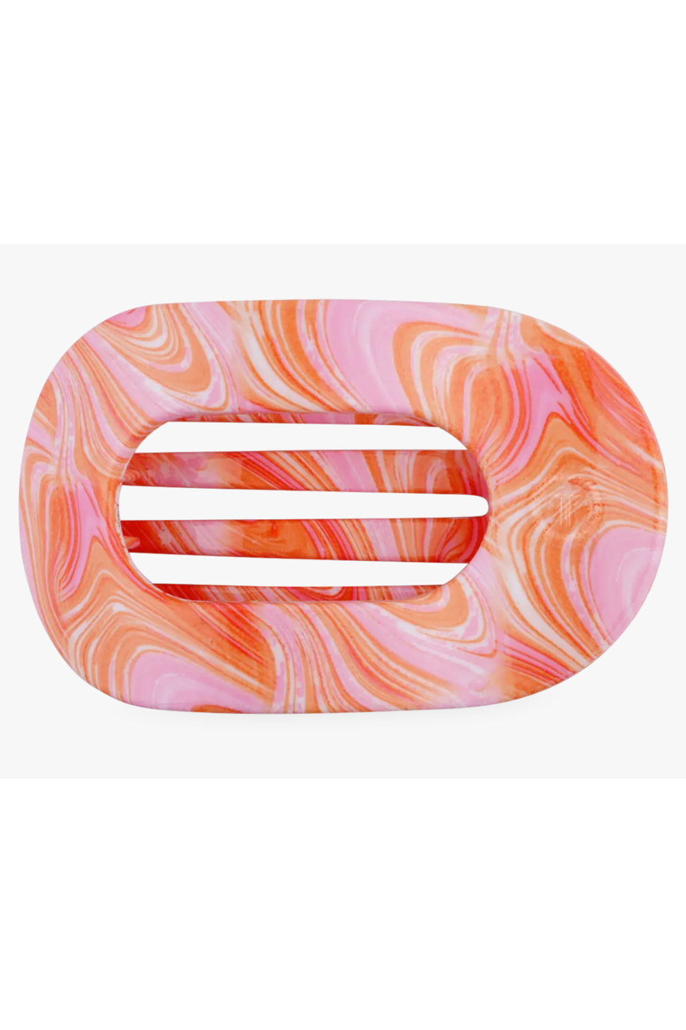 Teleties Flat Round Hair Clip - Just Keep Swimming