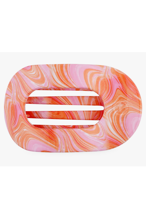 Teleties Flat Round Hair Clip - Just Keep Swimming