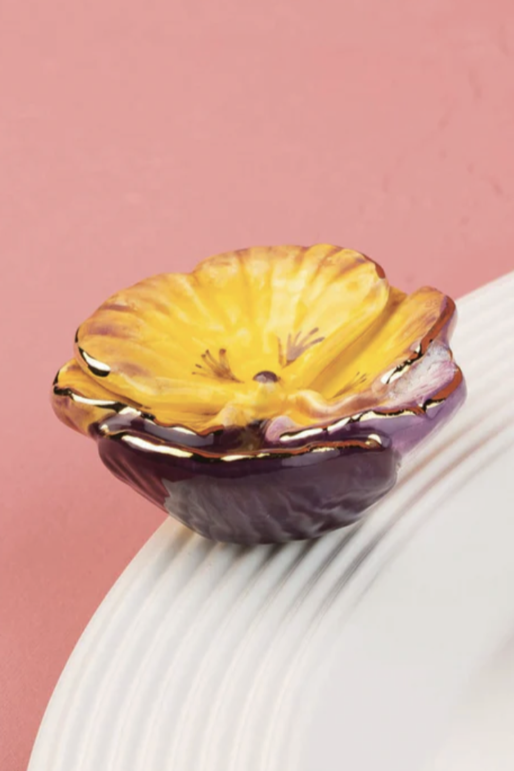 Nora Fleming Mini Attachment - Pansy Pop