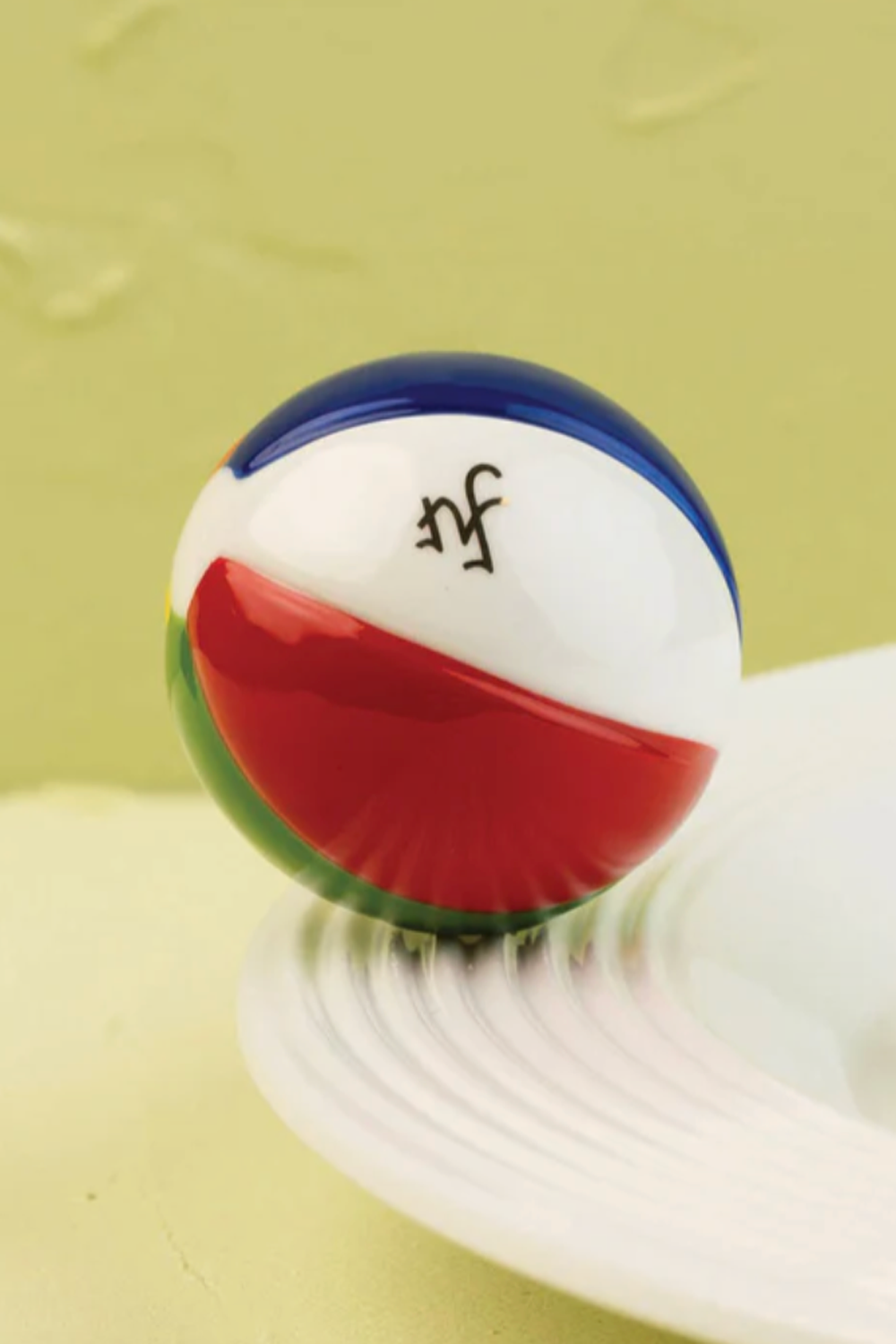 Nora Fleming Mini Attachment - Beach Please Beach Ball
