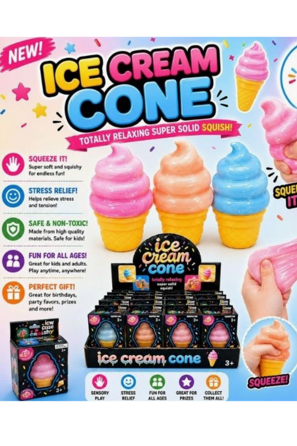 Ice Cream Squeeze Toy