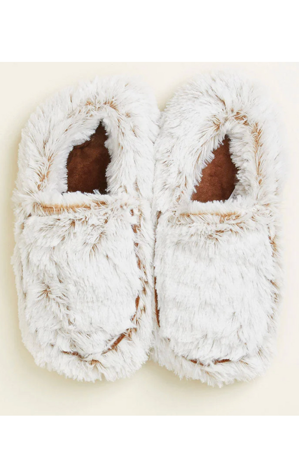 Warmies Sherpa Slippers - Brown