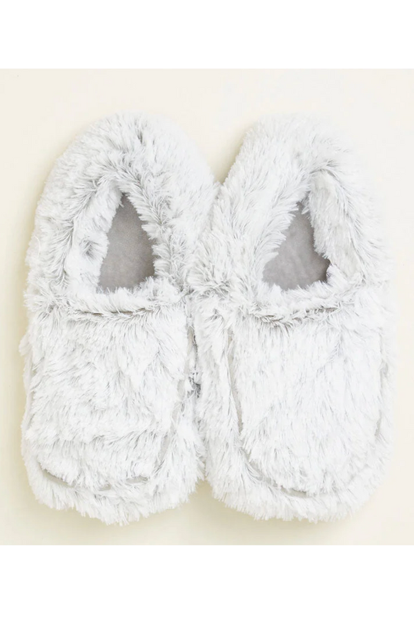 Warmies Sherpa Slippers - Gray