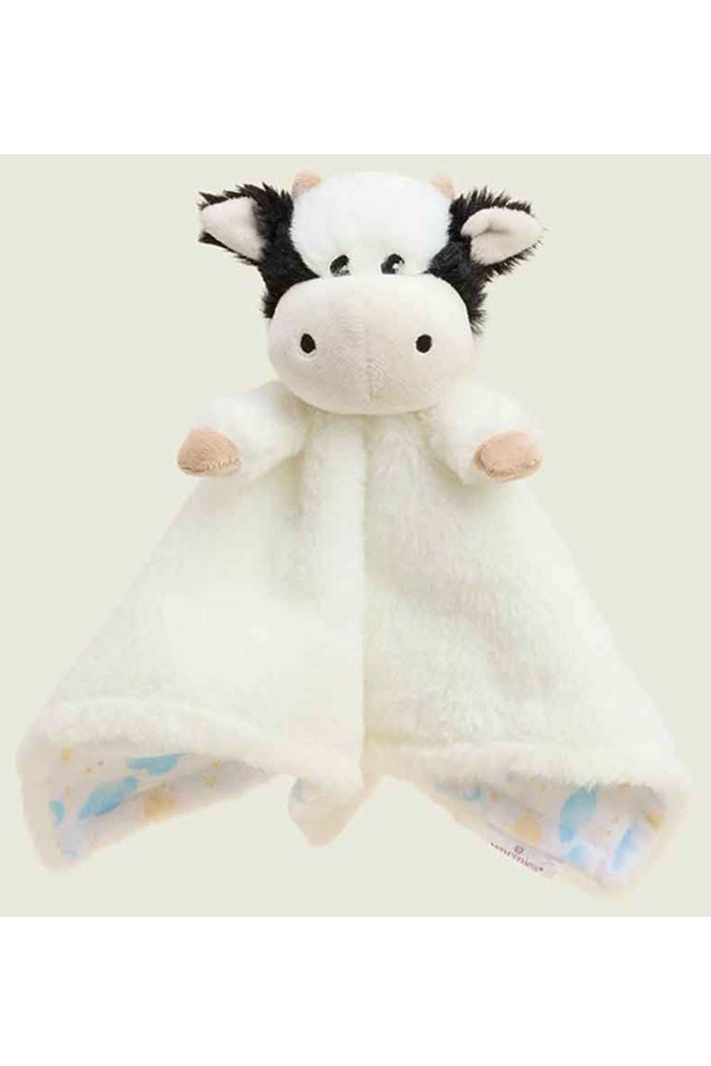Warmies Lovey Blanket - Black & White Cow