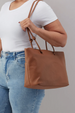 Softie Tote Bag - Velvet Hide Timber Brown