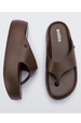 Free Platform Thong Shoe - Bronze Brown
