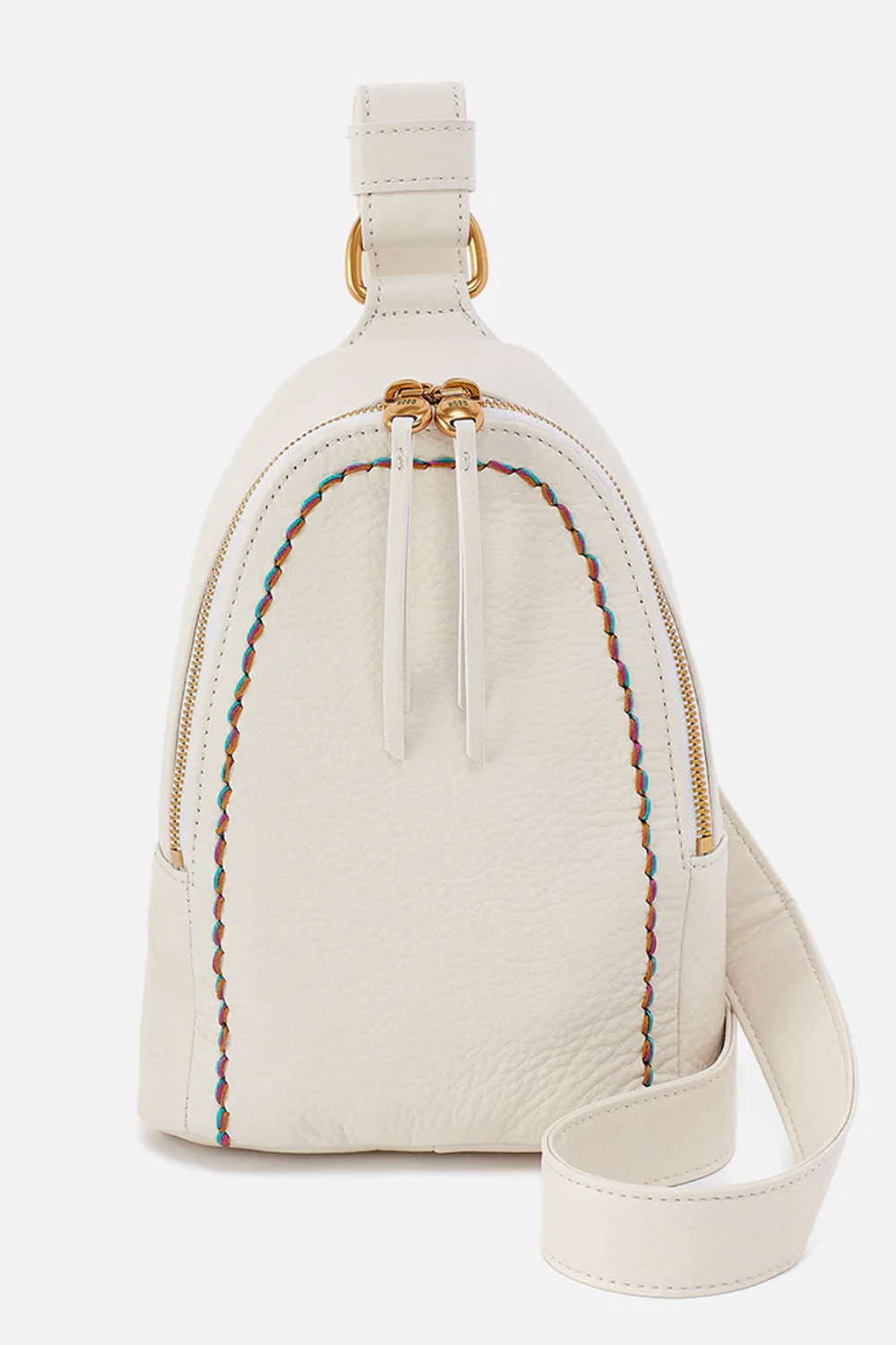 Fern Sling Crossbody Bag - Velvet Hide Coastal Cloud