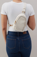 Fern Sling Crossbody Bag - Velvet Hide Coastal Cloud