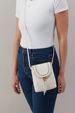 Fern Crossbody Purse - Velvet Hide Coastal Cloud