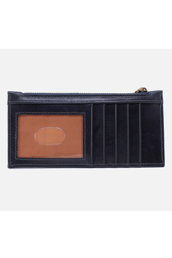 Carte Hobo Card Slot Wallet - Patina Hide Navy Horizon
