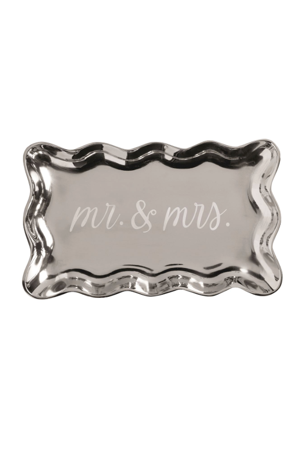 Mr & Mrs Etched Tray