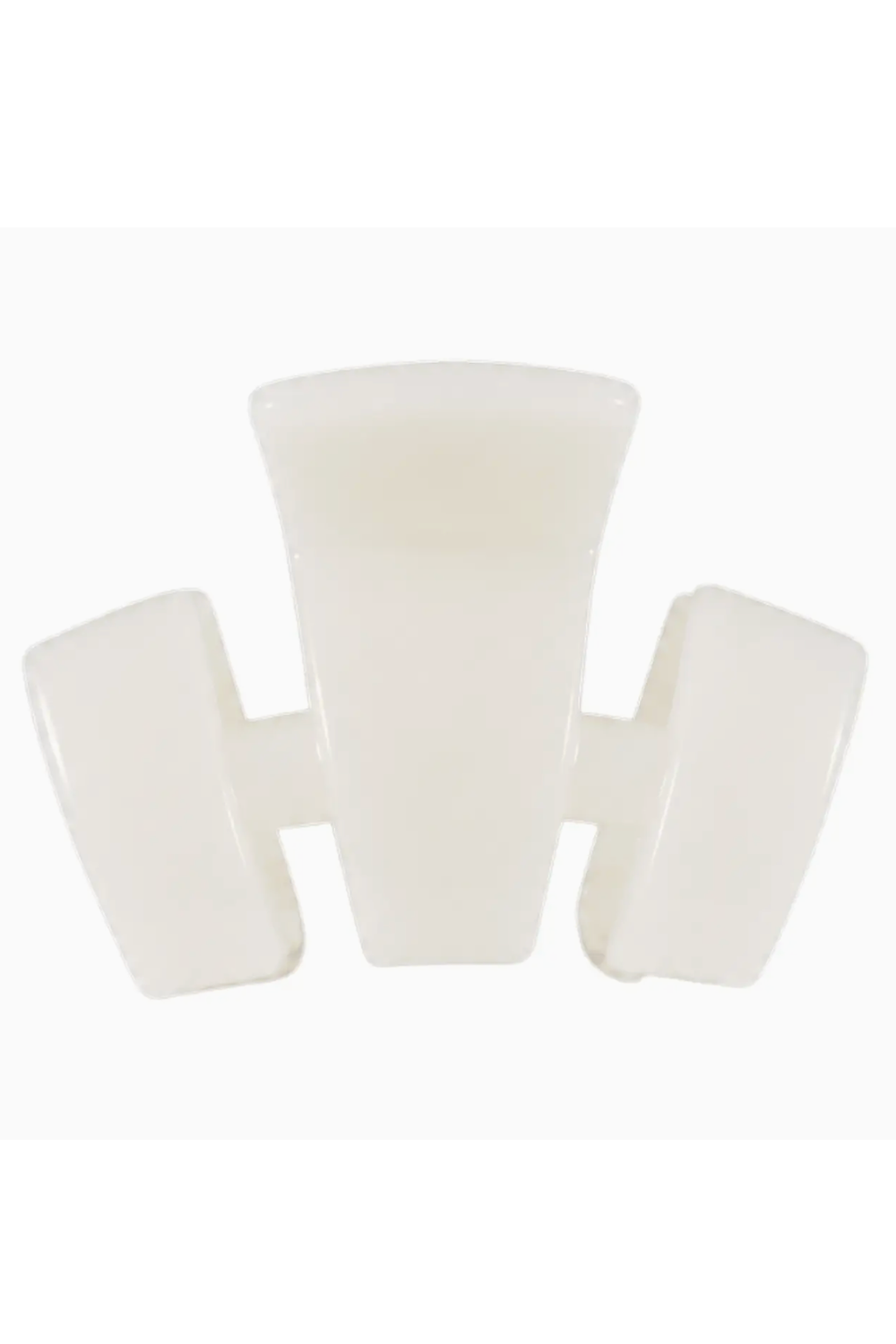 Teleties Petite Classic Hair Clip - Coconut White