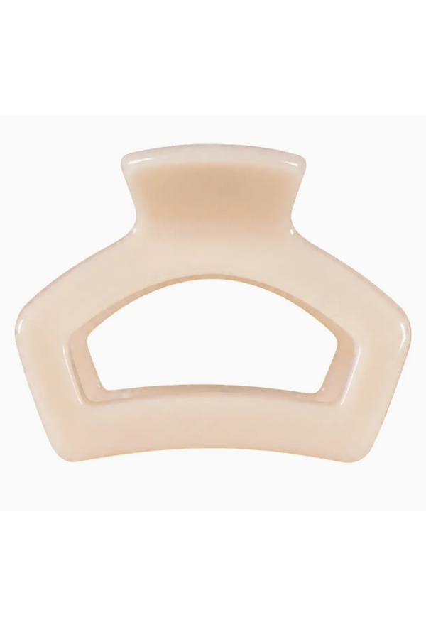 Teleties Petite Open Hair Clip - Almond Beige