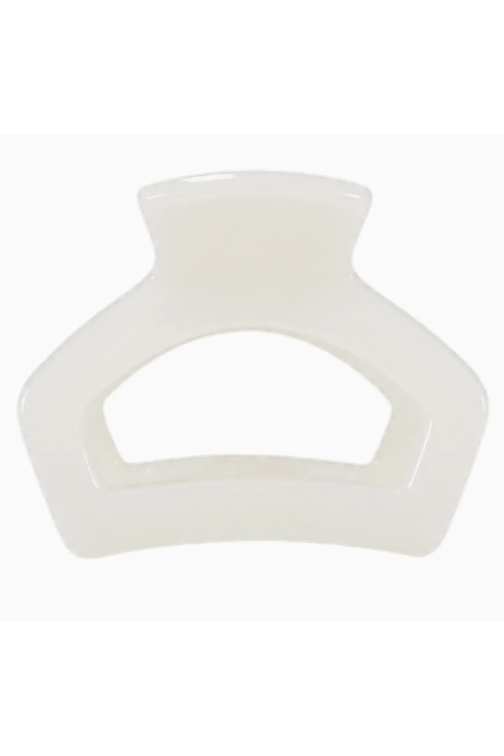 Teleties Petite Open Hair Clip - Coconut White