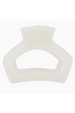 Teleties Petite Open Hair Clip - Coconut White