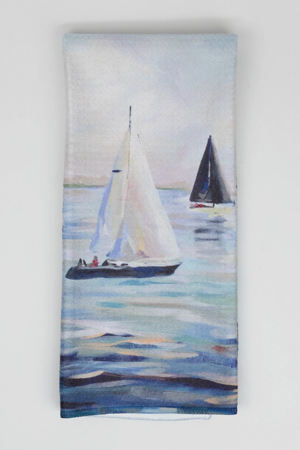 Kim Hovell Tea Towel - South River Sails