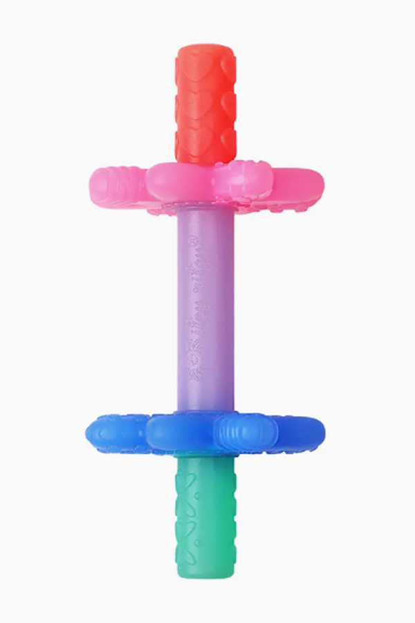 Itzy Teensy Teether Tube - Pink Rainbow