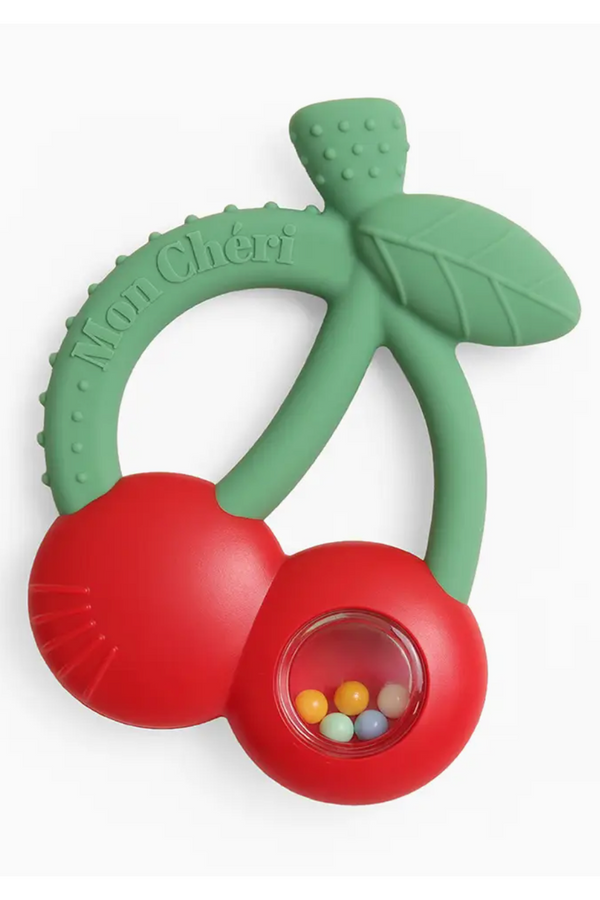 Itzy Shake Teether with Rattle - Cherries